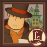 Professor Layton and the Curious Village game badge