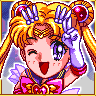 Bishoujo Senshi Sailor Moon Super S: Fuwa Fuwa Panic game badge