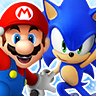 Mario & Sonic at the Olympic Winter Games game badge