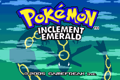 Pokemon Inclement Emerald ROM Download - GameBoy Advance(GBA)