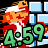 Super Mario Bros. [Subset - Sub 5-Minute Speedrun] game badge