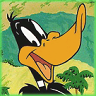 Daffy Duck in Hollywood game badge