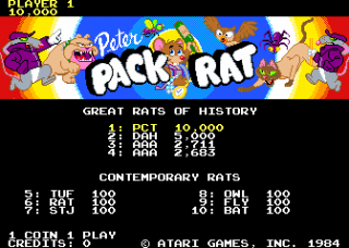 Pac-Rat, Games