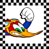 Woody Woodpecker Racing game badge