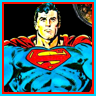 Superman game badge