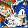 Sonic Pinball Party game badge