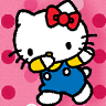 Simple 1500 Series: Hello Kitty Vol. 02: Illust Puzzle game badge