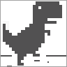 ~Homebrew~ Google Dino Advance game badge