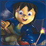 Billy the Wizard: Rocket Broomstick Racing game badge
