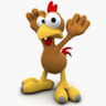 Crazy Chicken X game badge