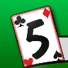 5-in-1 Solitaire game badge