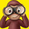Curious George game badge