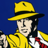 Dick Tracy game badge