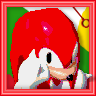 ~Hack~ Knuckles the Echidna in Sonic the Hedgehog game badge