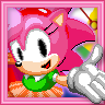 ~Hack~ Amy Rose in Sonic the Hedgehog game badge