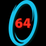 ~Homebrew~ Portal 64 game badge