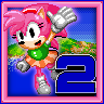~Hack~ Amy Rose in Sonic the Hedgehog 2 game badge