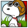 Snoopy vs. The Red Baron game badge