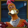 Chicken Run game badge