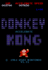 ~Hack~ Donkey Kong Accelerate (Arcade) · RetroAchievements