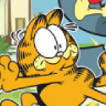 Garfield and his Nine Lives game badge