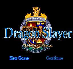 Dragon Slayer: The Legend of Heroes (PC Engine CD/TurboGrafx-CD 