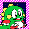 Bubble Bobble game badge