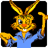 Jack Rabbit game badge