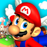 Super Mario 64 game badge