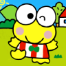 Kero Kero Keroppi no Daibouken 2: Donuts Ike ha Oosawagi game badge